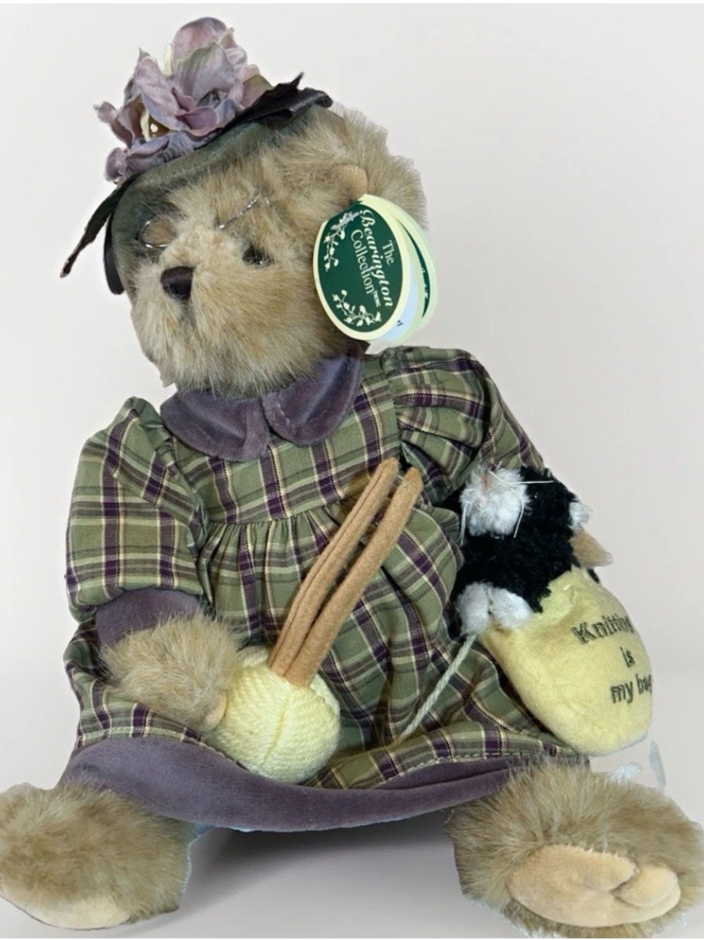 Bearington Collection Teddy Bear Plush Dressed Collectible Cottagecore Decor